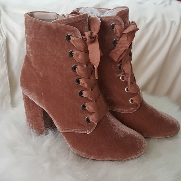 kenneth cole velvet boots